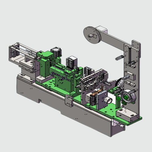 Cylindrical Battery Anode Twice Gluing Automatic Sheeting Machine