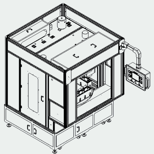 Turntable Automatic Liquid Injection Machine  (Four Stations, One Out of Two)